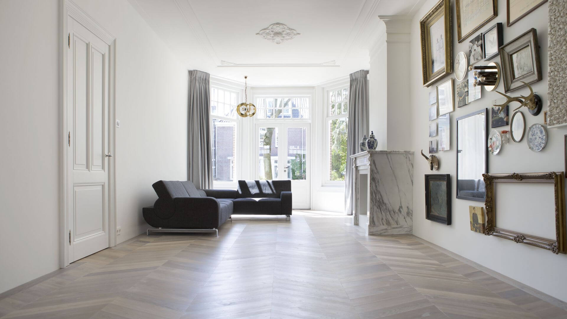 Woning uit 1900 met een Hongaarse punt vloer, een klassieke charme met een tijdloze houten afwerking